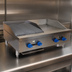 Thumbnail image #4 for Comstock-Castle Countertop Gas Char-Broiler/Griddle Combination, 36 in. Wide, 18 x 21 in. Sections, Lava Rock, 76,000 BTU