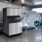 Thumbnail image #4 for Koolaire KYT1700N Half Dice Cube Ice Machine, Remote Air-Cooled, 48-Inch Wide, Up to 1,740 lb per 24 Hours