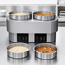 Thumbnail image #4 for Hatco Countertop Round Heated Well Food Warmer/Cooker, Dual 11 Qt., Dry Operation, 208V
