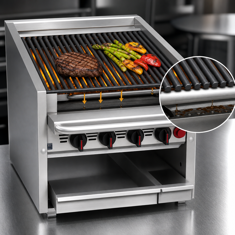 Product image #4 for Magikitch'n 24-Inch Radiant Countertop Gas Charbroiler