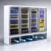 Thumbnail image #4 for Howard-McCray 102 Cu. Ft. Four-Section Glass Door Merchandiser Refrigerator, Bottom Mount, 4 Hinged Doors