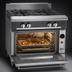Thumbnail image #4 for Vulcan V Series 36-Inch Heavy Duty Gas Range with 3 Hot Tops and Convection Oven