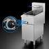 Thumbnail image #4 for Omcan Floor Model Electric Open Pot Fryer, 50 lb Oil Capacity, 208V/60Hz/3-Phase