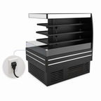 Thumbnail image #4 for Turbo Air TIOM-36CSB-N Island Self-Serve Refrigerated Merchandiser, 30.1 Cu. Ft., 3-Tier, Self-Contained, Black
