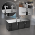 Thumbnail image #4 for Beverage-Air 94-Inch Direct Draw Beer Dispenser with 3 Solid Doors, 5-Keg Capacity, and Dual Faucet Towers
