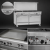 Thumbnail image #4 for Southbend Ultimate 60-Inch Gas Restaurant Range with 2 Non-Clog Burners, 48-Inch Griddle, and 2 Convection Ovens
