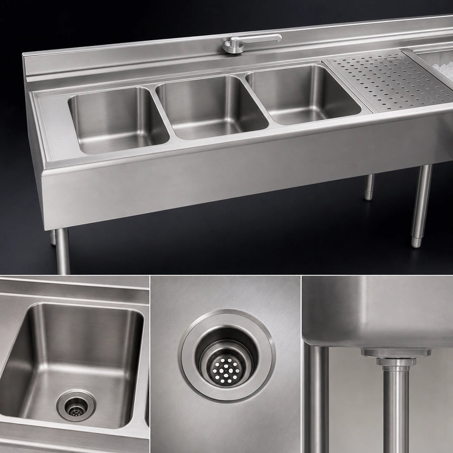 Three Sink Bowls
