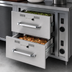 Thumbnail image #4 for RedHots Built-In Stainless Steel 2-Drawer Warming Drawer, Holds (2) 12 in. x 20 in. x 6 in. Pans