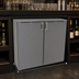 Thumbnail image #4 for Glastender CS1RB40 Shallow Depth Two-Section Remote Back Bar Cooler, 40 Inch, 16-Inch Door Openings