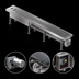 Thumbnail image #4 for Dinex DXIESSB12 12' Lexan Slat Belt Tray Make-Up Conveyor