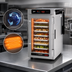 Thumbnail image #5 for Metro HotBlox Narrow 8-Pan Pass-Thru Countertop/Stacking Insulated Holding Cabinet with Digital Touchscreen and Clear Doors
