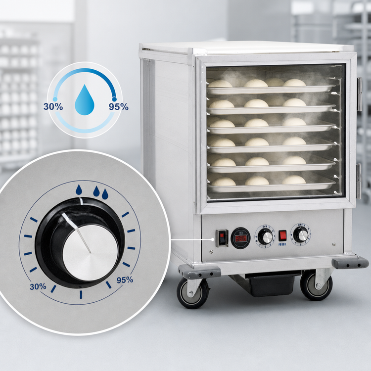 Product image #4 for Omcan Heated Proofer Cabinet, Cabinet Only, 10 Full-Size Pan Capacity