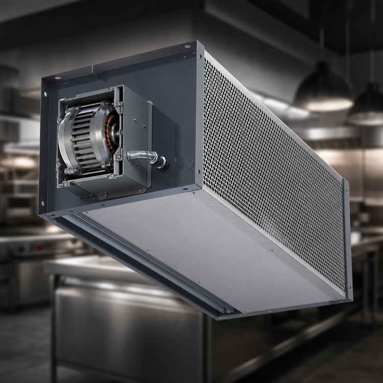 Product image #4 for Berner Industrial Series 42-Inch Ambient Direct-Drive Air Curtain