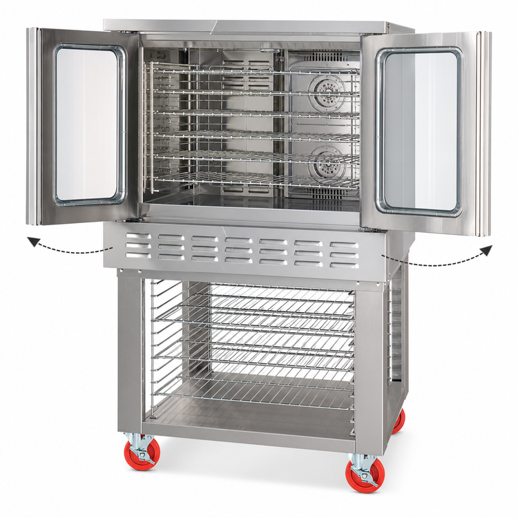 Product image #5 for American Range Majestic Full-Size Single-Deck Standard-Depth Gas Convection Oven with Glass Doors