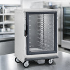 Thumbnail image #4 for Metro C5 C515-PFC-U Half-Height Mobile Proofing Cabinet with Clear Polycarbonate Door, Non-Insulated, 120V