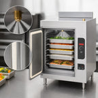 Thumbnail image #4 for Cleveland Range Steamcraft 21CGA5 Gas Countertop Pressureless Convection Steamer, 1 Compartment, 5-Pan, 12 x 20-Inch Capacity