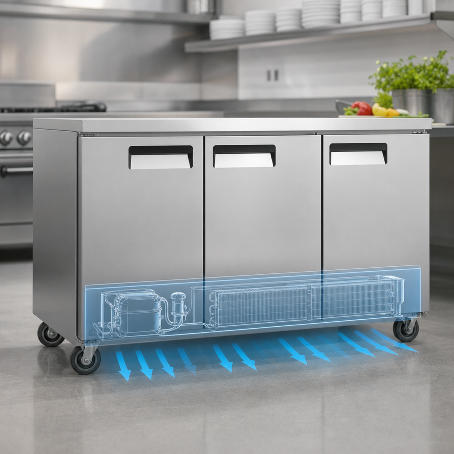 Bottom-Mount Self-Contained Refrigeration