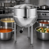 Thumbnail image #4 for Groen FT-20 20-Gallon Direct Steam Kettle with 2/3 Jacket and Tri-Leg Base