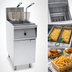 Thumbnail image #4 for Omcan 40 lb. Electric Floor Fryer with Stainless Steel Full Pot, 240V, 1-Phase