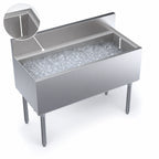Thumbnail image #4 for Krowne Royal Series KR19-42 42-Inch Stainless Steel Underbar Ice Bin/Cocktail Unit, 129 lb Capacity, 12-Inch Deep Liner, No Cold Plate