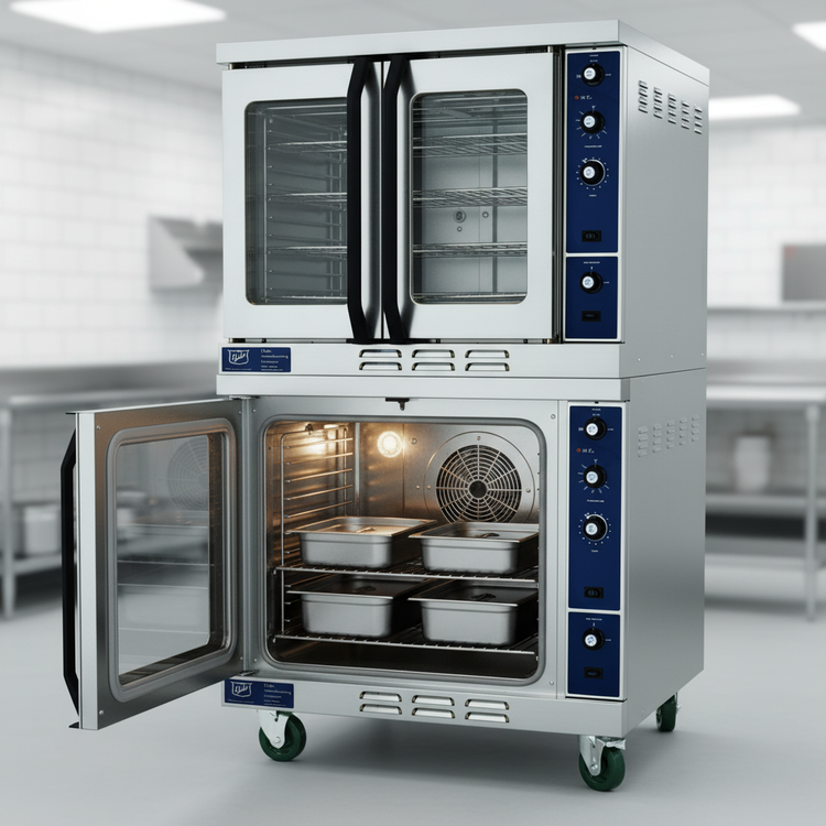 Product image #3 for Duke 613Q-G4V Double-Deck Deep Depth Gas Convection Oven