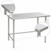Thumbnail image #4 for Eagle Budget Series 84-Inch x 30-Inch 430 Stainless Steel Flat Top Work Table