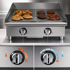 Thumbnail image #4 for Star (Middleby) Ultra-Max 724TA Heavy-Duty Electric Countertop Griddle, 24 x 24 in., 1 in. Polished Steel Plate, Thermostatic