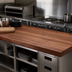 Thumbnail image #4 for 96-Inch x 38-Inch American Black Walnut Edge-Grain Kitchen Countertop, 2-1/4-Inch Thick