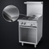 Thumbnail image #4 for Garland US Range U Series 24-Inch Gas Restaurant Range with 2 Open Burners, 12-Inch Griddle and Storage Base