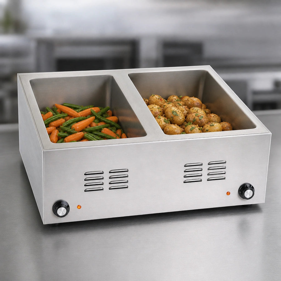 Dual Full-Size Pan Openings