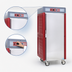 Thumbnail image #4 for Metro C5 4 Series Insulation Armour Plus Full Height Mobile Heated Holding Cabinet with Solid Door and Universal Wire Slides