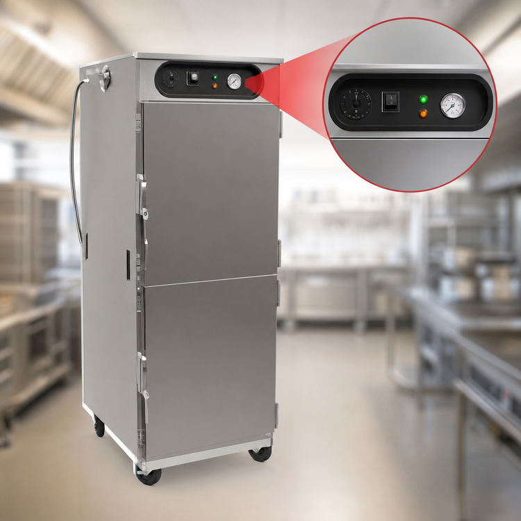 Product image #4 for hotLOGIX HL9-14 3/4 Height Humidified Heated Holding Cabinet, 1 Compartment, 28 12 x 20 or 14 18 x 26 Pan Capacity