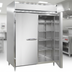 Thumbnail image #3 for Continental Refrigerator D2FESNSS Designer Line Wide Two-Section Shallow Depth Reach-In Freezer