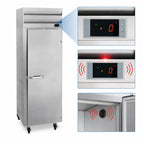 Thumbnail image #5 for Howard-McCray SF Series SF22-FF 22 Cu. Ft. Single-Section Reach-In Freezer, Stainless Steel, Solid Hinged Door, Top-Mount Self-Contained