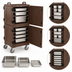 Thumbnail image #5 for Cateraide Insulated Double-End Loader Food Pan Carrier