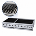 Thumbnail image #4 for Garland 60-Inch Heavy-Duty Gas Radiant Countertop Charbroiler with Adjustable Cast Iron Grates