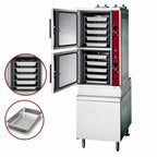 Thumbnail image #4 for Crown GSX-10HE Two Compartment Full-Size Gas Convection Steamer