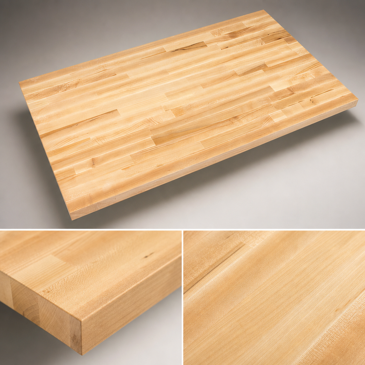 Product image #4 for Boos Block Northern Hard Rock Maple Blended Edge Grain Kitchen Countertop, 132 x 25 x 1-1/2 Inch, Penetrating Oil Finish