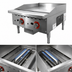 Thumbnail image #4 for 24-Inch Countertop Natural Gas Griddle with 1-Inch Polished Steel Plate, Thermostatic Control, 56,000 BTU