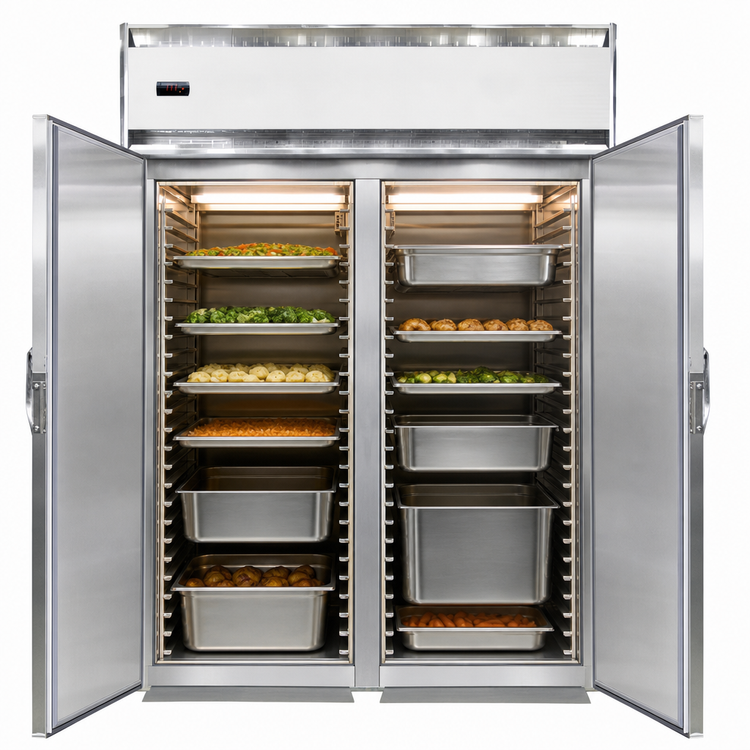 Product image #4 for Continental Refrigerator Designer Line DL2WI-SS Two-Section Roll-In Warmer