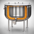 Thumbnail image #4 for Crown DL-80F 80 Gallon Direct Steam Full Jacketed Stationary Kettle