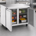 Thumbnail image #4 for 36-Inch Two-Section Undercounter Reach-In Refrigerator with Solid Doors, 8.7 Cu. Ft.