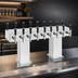 Thumbnail image #4 for Perlick Back-to-Back Bridge Tee Countertop Glycol-Cooled Draft Beer Tower, 16-Faucet, Polished Chrome