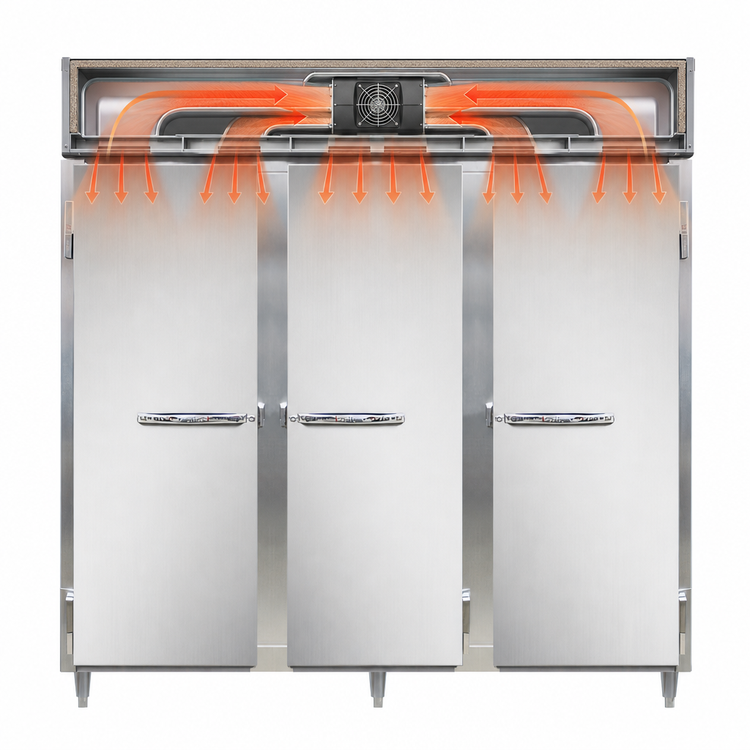 Product image #4 for Continental Refrigerator Designer Line DL3W-SA-PT 3-Section Pass-Thru Heated Holding Cabinet