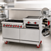 Thumbnail image #5 for American Range 60-Inch Gas Restaurant Range with 4 Open Burners, 36-Inch Raised Griddle/Broiler, and 2 Standard Ovens
