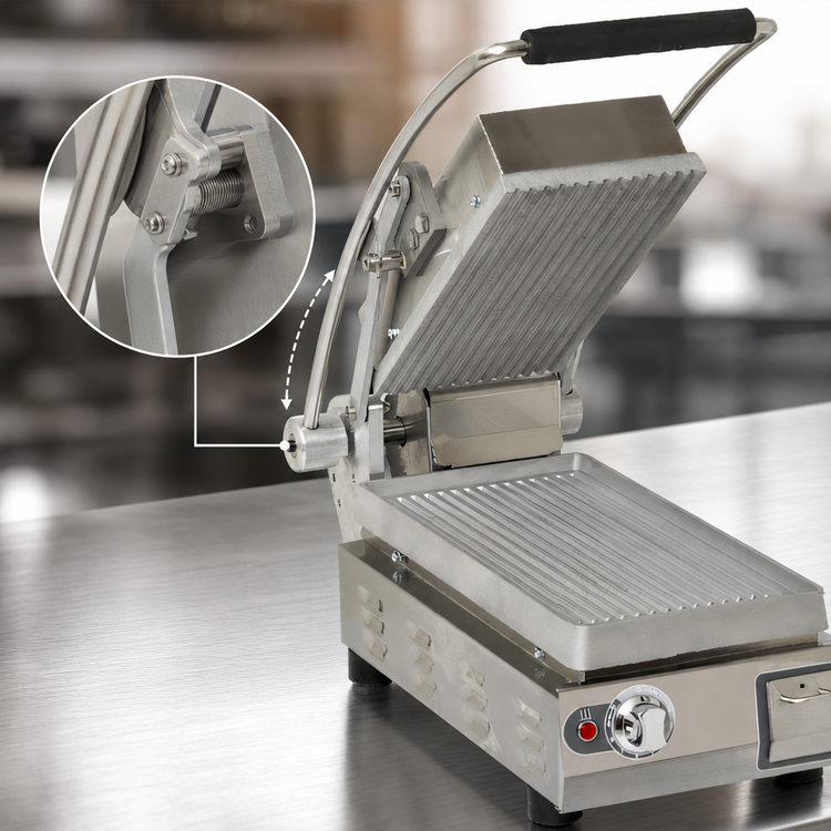 Product image #4 for Star Pro-Max 2.0 Countertop Sandwich Grill / Panini Press with Grooved Aluminum Plates, 7.5 x 14.2 Inch