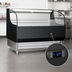 Thumbnail image #4 for Omcan 52-Inch Open Curved Refrigerated Display Case, 370 Liter, Black, Floor Model
