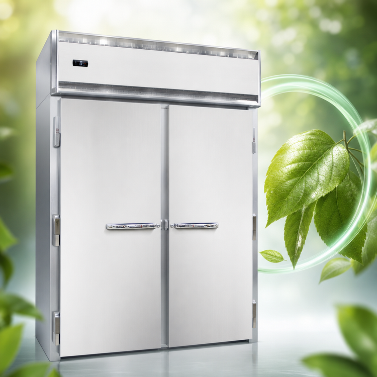 Product image #5 for Continental Refrigerator Designer Line D2FIN 2-Section Roll-In Commercial Freezer