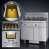 Thumbnail image #4 for Imperial Electric Floor Fryer, 5-Tank, 50 lb. Per Tank, Built-In Filter System