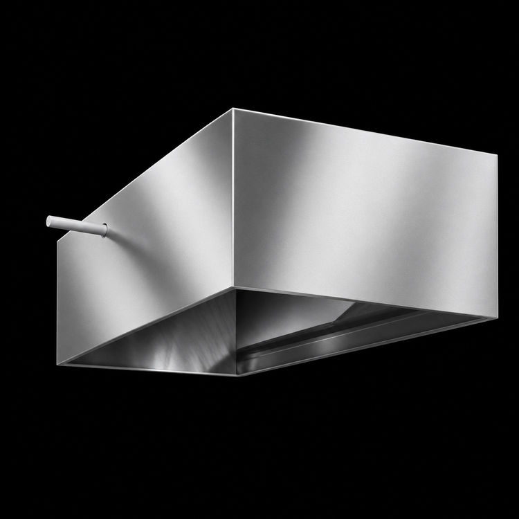 Product image #4 for SpecAir 60-Inch x 48-Inch x 20-Inch Ceiling Mount Condensate Hood with Exhaust Collar